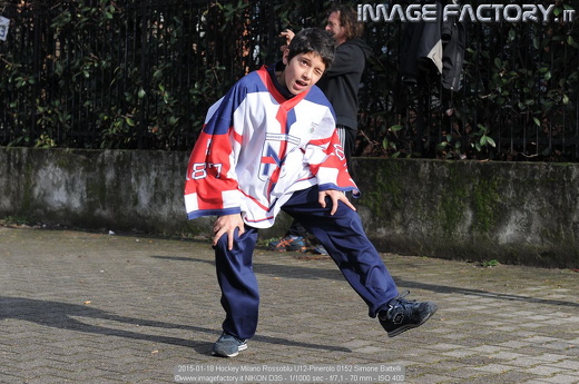 2015-01-18 Hockey Milano Rossoblu U12-Pinerolo 0152 Simone Battelli